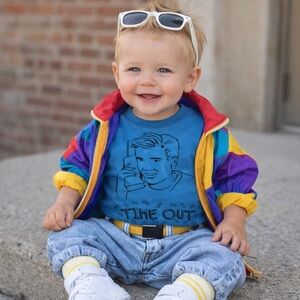 Saved By The Bell Infant Tee – 18M Zack Morris “Time Out” Retro 90s Baby Shirt